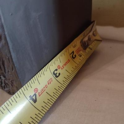 Vintage Resin Lion Bust Bookends