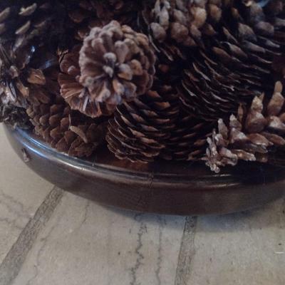 Large Hand-Crafted Natural Pinecone Tree
