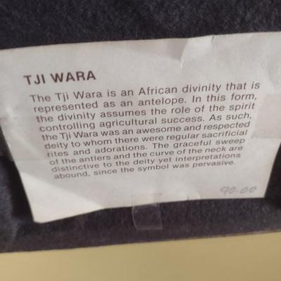 Vintage Austin Productions Tji Wara Antelope Statuette