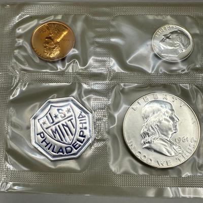 1961 United States Mint Set 90% Silver (NO ENVELOPE)!!!