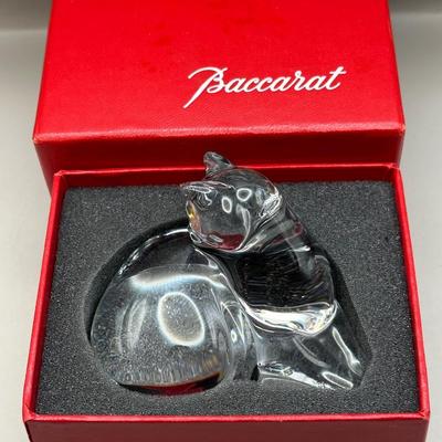 Baccarat Crystal Cat