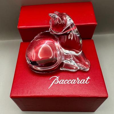 Baccarat Crystal Cat
