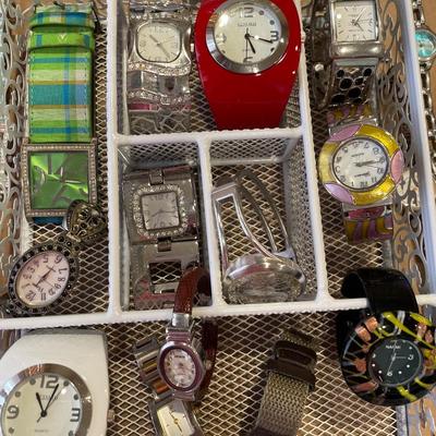 Organizer full of watches