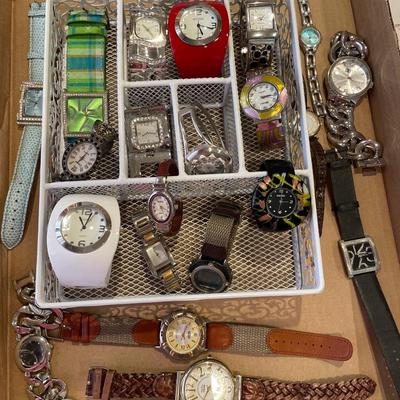 Organizer full of watches