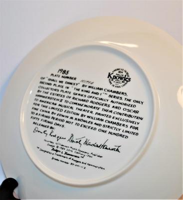 "Shall We Dance" The King & I Series William Chambers Collector Plate