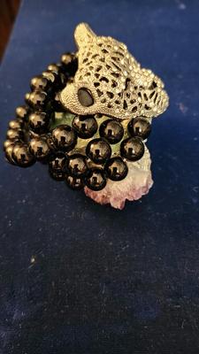 Crystal Leopard Bracelet