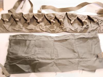 Surplus Chinese Army Type 56 SKS Carbine Chest Rig Ammo Pouch SKS Clips Pack with Garand Bandolier