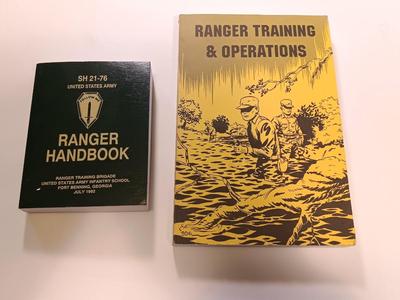 Books - Ranger handbook and Ranger Training and operations