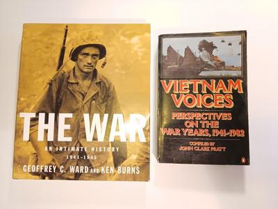 Books - The war an intimate history 1941 -1945 & Vietnam Voices Perspectives on the war years