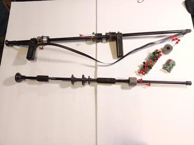 Two blow dart guns with darts - Ninja gun