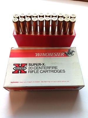 Winchester Super X 20 Centerfire Rifle Cartridges - 375 H& H magnum 300 GR. Silvertip