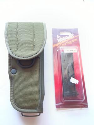 US Military M-12 CATHEY Pistol Holster with New Mec-Gar colt .45 8 Round magazine