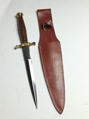 Pakistan Renaissance Dagger Knife with sheath