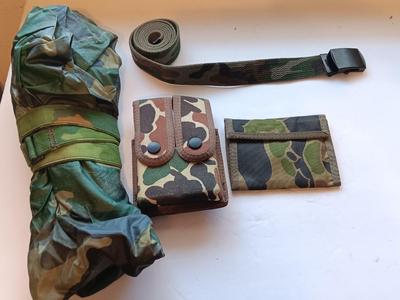 Camouflage lot - Magazine pouch - bag - wallet - raincoat.