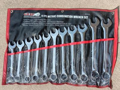 Grip 11-piece Metric Combination wrench set