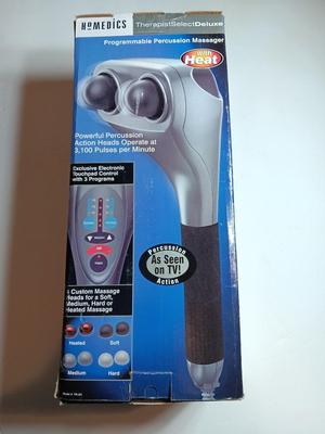 Homedics Programmable percussion massager with heat