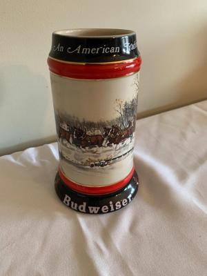 Collectable Ceramic Budweiser Mug 1990