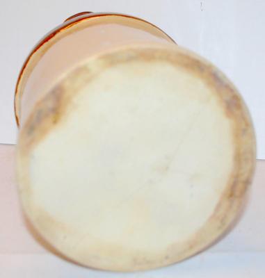 Blue Splash "Milk" Crock Style Jug 7" H x 4 Â¾" Diam.
