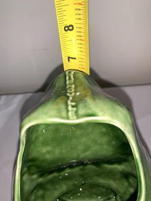 RESTORATION HARDWARE 7" Green Frog Pitcher