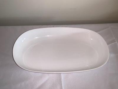Everyday White by Fitz and Floyd long oval platter 17" long