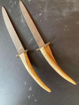 Nicholson Files with Antler Handles