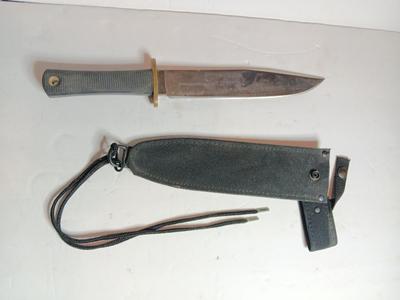 USA Made Cold Steel Trail Master carbon v Steel kinfe with sheath