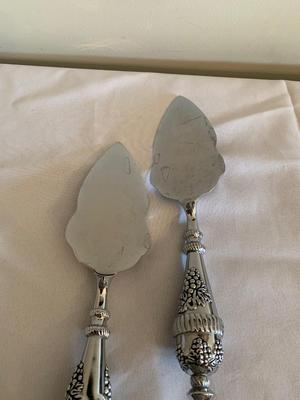 2 Ornate Fancy Cake Servers