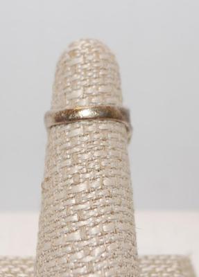 Size 5Â¼ Triple Splash-Wave Silver-Tone Ring (5.6g)