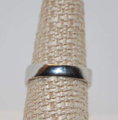 Size 7Â¾ Vintage Silver Seal Holy Light Cross Ring (8.1g)