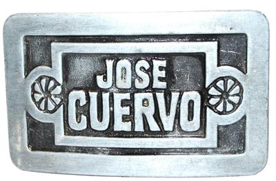 "Jose Cuervo" Tequila 80 Proof Â©1977 Belt Buckle 3 Â½" x 2"