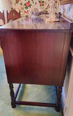 Long Antique Buffet Sideboard 66" long