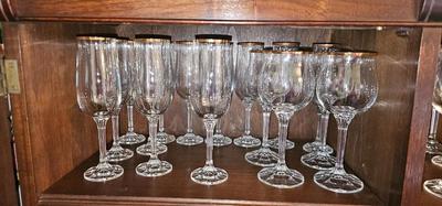 Large lot of crystal stemware! Have a party this weekend!