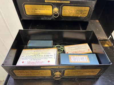 Johnson & Johnson Metal First Aid Kit