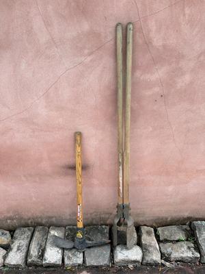 Post Hole Digger & Pick Axe