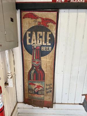 Eagle Beer Advertising Sign