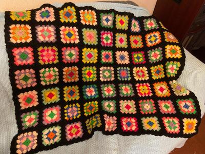 Granny Square Throw