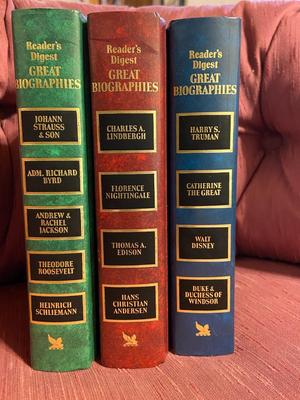 Reader's Digest Great Biographies Collection Lot