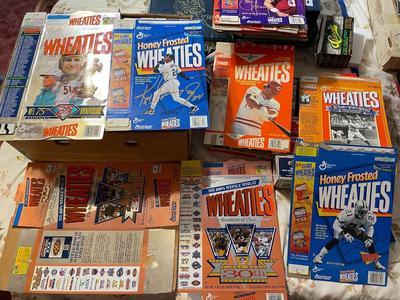 Collectible Wheaties Boxes Lot