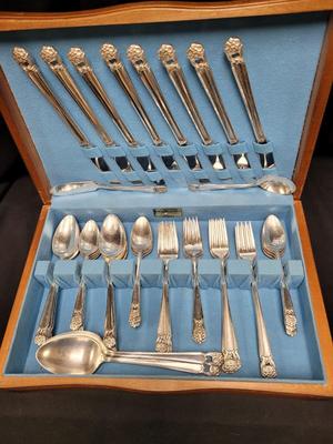 1847 Rogers Silverplate with Case