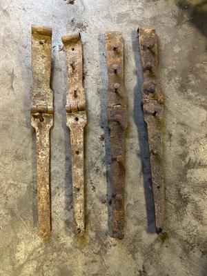 Antique Iron Door Hinges