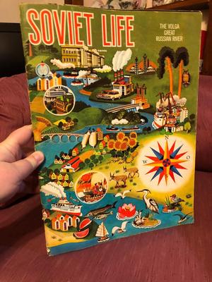 Vintage Soviet Life Magazine