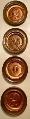 Collectible Norman Rockwell Copper Plates, numbered