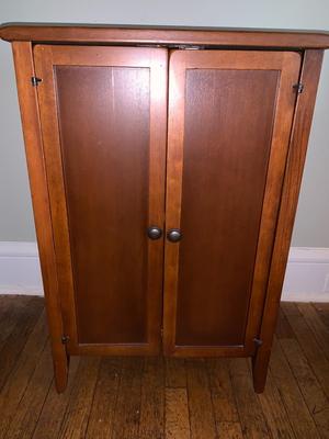 Small wood cabinet (two of two)
