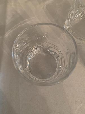 Rare Tiffany Crystal Old Fashioned Whiskey Cocktail Glasses