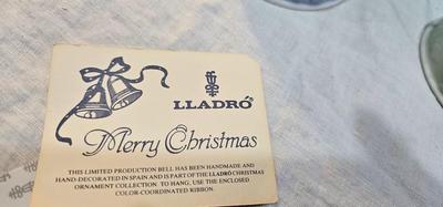 Lladro Bells 1988 and 1990 with boxes