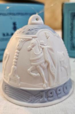 Lladro Bells 1988 and 1990 with boxes