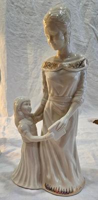 2 Lenox Figures, one Lenox vase Angel, Mother and Daughter