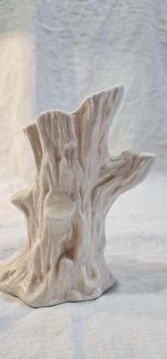 Belleek Tree Stump Vase #1