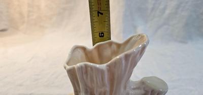 Belleek Tree Stump Vase #1