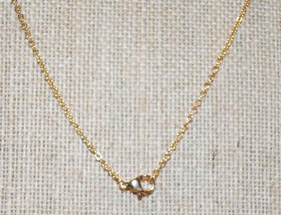 Pink Heart Shaped Stone PENDANT (Â¾" xÂ½") in a Heart Shaped Setting of Clear Surround Stones Necklace 18" L